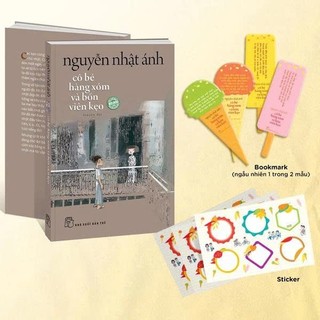 Sách - Cô Bé Hàng Xóm Và Bốn Viên Kẹo (Nguyễn Nhật Ánh) - Bìa Cứng/ Bìa Mềm - Tặng Kèm Bookmark + Sticker