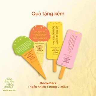 Sách - Cô Bé Hàng Xóm Và Bốn Viên Kẹo (Nguyễn Nhật Ánh) - Bìa Cứng/ Bìa Mềm - Tặng Kèm Bookmark + Sticker