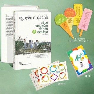 Sách - Cô Bé Hàng Xóm Và Bốn Viên Kẹo (Nguyễn Nhật Ánh) - Bìa Cứng/ Bìa Mềm - Tặng Kèm Bookmark + Sticker