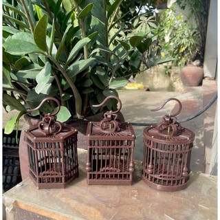 Lồng chim Mini Tròn thuần chim mộc, sâu , khuyên, hút mật, ốc mít
