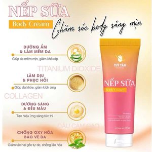 Kem body nếp sữa làm trắng da tự nhiên Skincare Nữ - Tùy Tâm Pharma