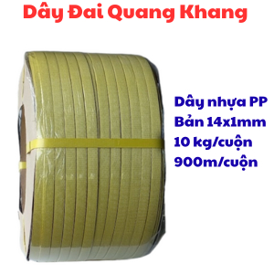 Dây đai nhựa pp 14mm, hàng chất lượng, giá rẻ nhất