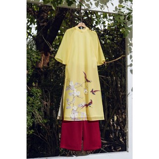 Áo dài cách tân chim thiên đường SHE'S BACK S61A23Q013