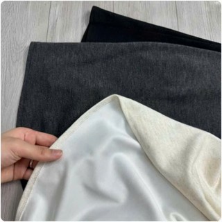 Chân Váy Midi Chữ A Vải Len Lông Thỏ Dáng Dài 85cm Xẻ Sau Cạp Chun Basic Dễ Mặc Phong Cách Đi Làm Đi Chơi