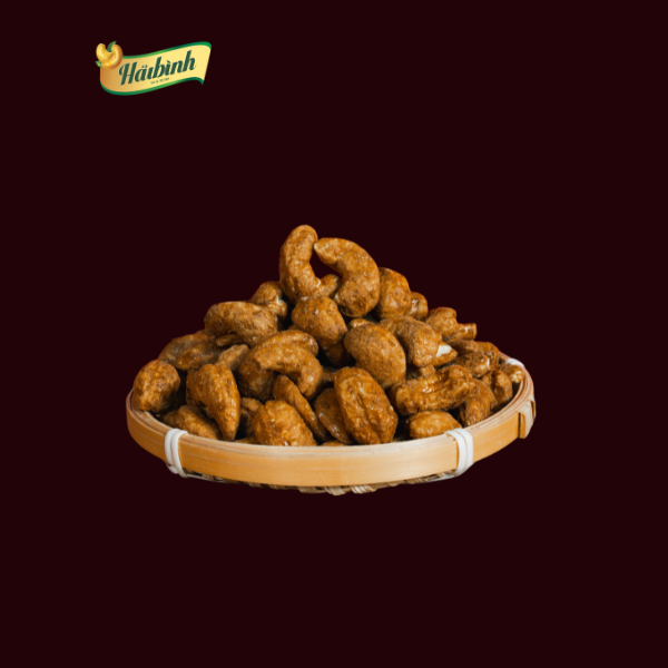 Hạt điều cà phê Hải Bình Gia Lai 110Gr - Hũ - Ăn Vặt (Còn vỏ lụa, date mới) Food Nuts