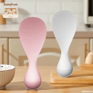 Muôi Cơm Lật Đật - Thiết kế tự đứng, chống dính 3D, không dính hạt