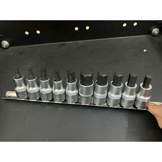 ĐỒ NGHỀ WADFOW Bộ 12 đầu tuýp đầu vít lục giác, sao 1/2 -1/4 . WST1412 , WST2414