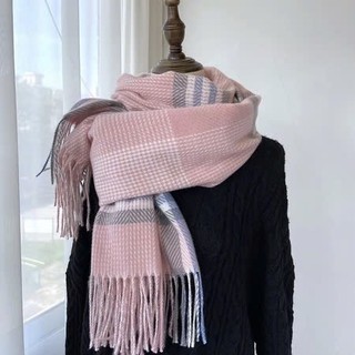 Khăn Choàng Cổ Thời Trang MCO K10 Siêu Mềm Mượt. Họa Tiết Kẻ Sọc Cổ Điển Sang Trọng - Chất Dày, Ấm