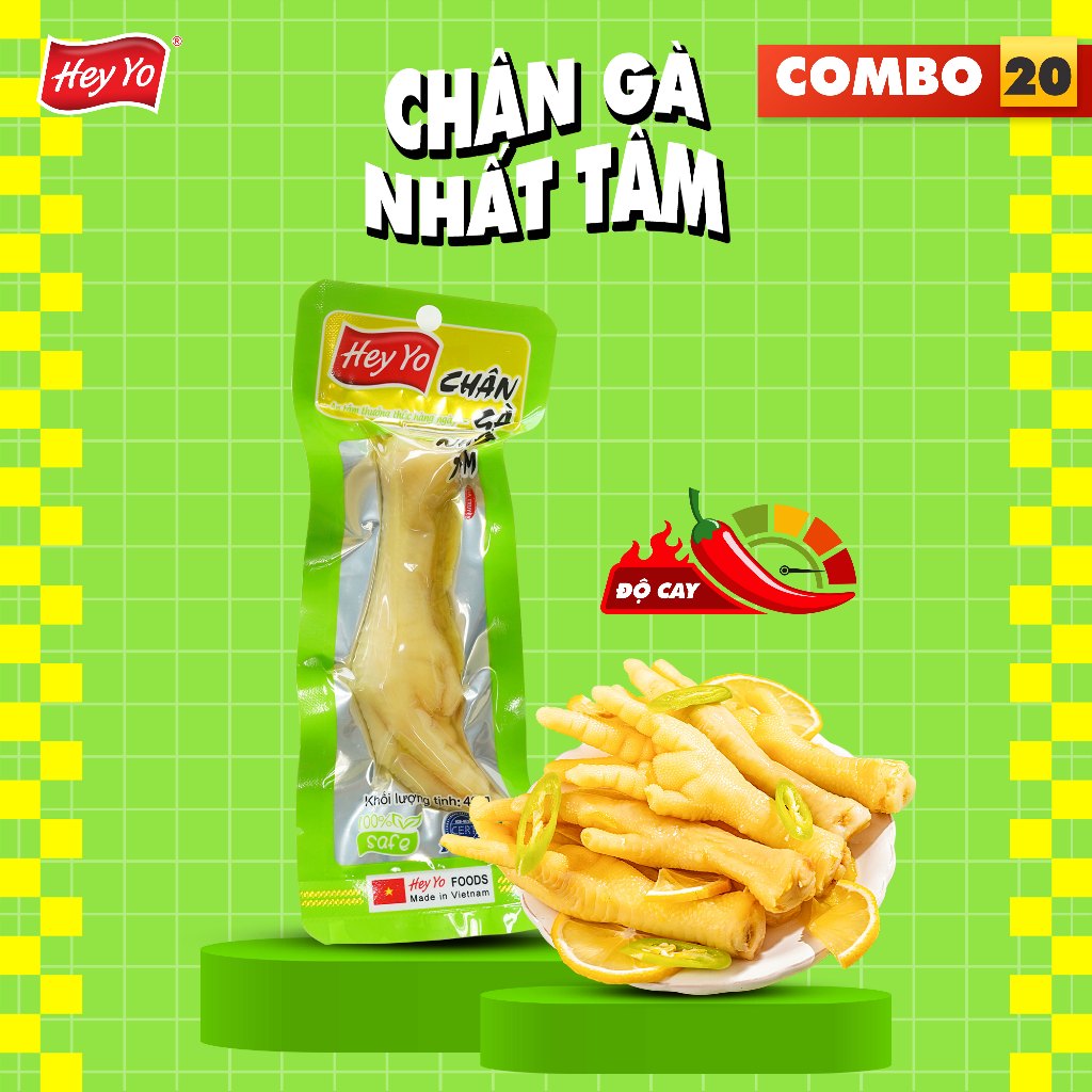 Chân gà hey yo - Giá Tốt, Sale Tháng 10, Ship 0 Đồng | Shopee Việt Nam