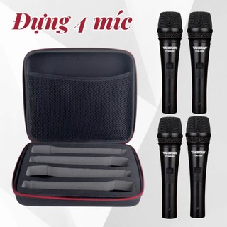 Hộp Đựng Mic Karaoke 4 Ngăn – Chống Ẩm, Chống Nước – Bảo Vệ Micro & Dây Nguồn Hiệu Quả