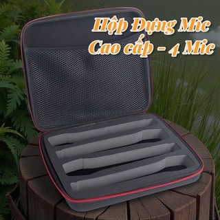 Hộp Đựng Mic Karaoke 4 Ngăn – Chống Ẩm, Chống Nước – Bảo Vệ Micro & Dây Nguồn Hiệu Quả