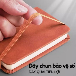 Sổ Tay Ghi Chép Mini A7 Cao Cấp – Sổ Tay Đẹp Ghi Chú Học Tập,Giấy Dày Chống Thấm Mực, Tiện Mang Theo