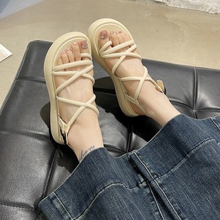 (Tăng size) Giày sandal dây nữ quai hậu đi học đi làm êm ái đế cao 3 phân giày dép đẹp- Sammy shoes