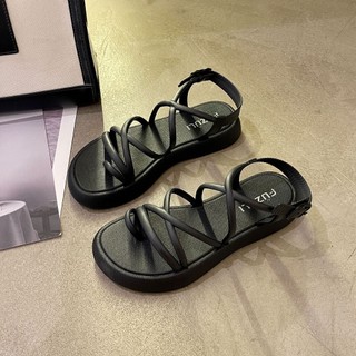 (Tăng size) Giày sandal dây nữ quai hậu đi học đi làm êm ái đế cao 3 phân giày dép đẹp- Sammy shoes