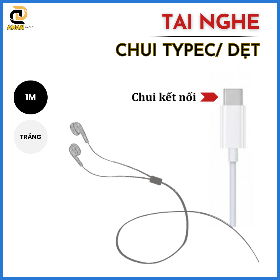 Tai Nghe có dây chân Type C cho 16 Pro Max 15 ProMax 15Pro 15Plus 15 có hỗ trợ mic nghe gọi, âm thanh bass siêu chất