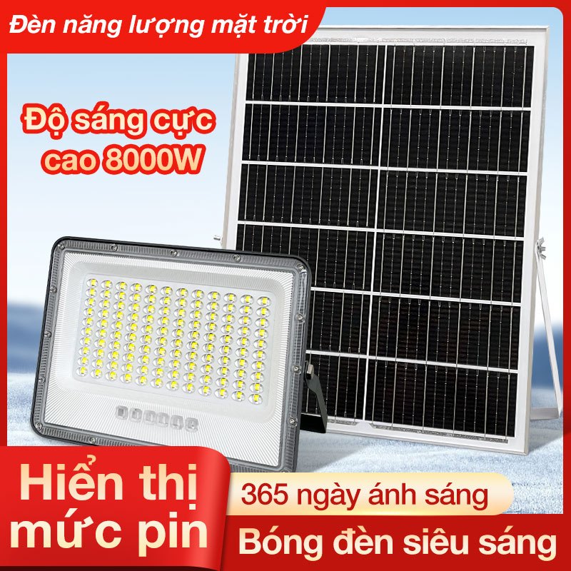 Đèn năng lượng mặt trời đèn vườn siêu sáng tự động bật khi trời tối chống nước có 120 viên LED dùng cho ngoài trời
