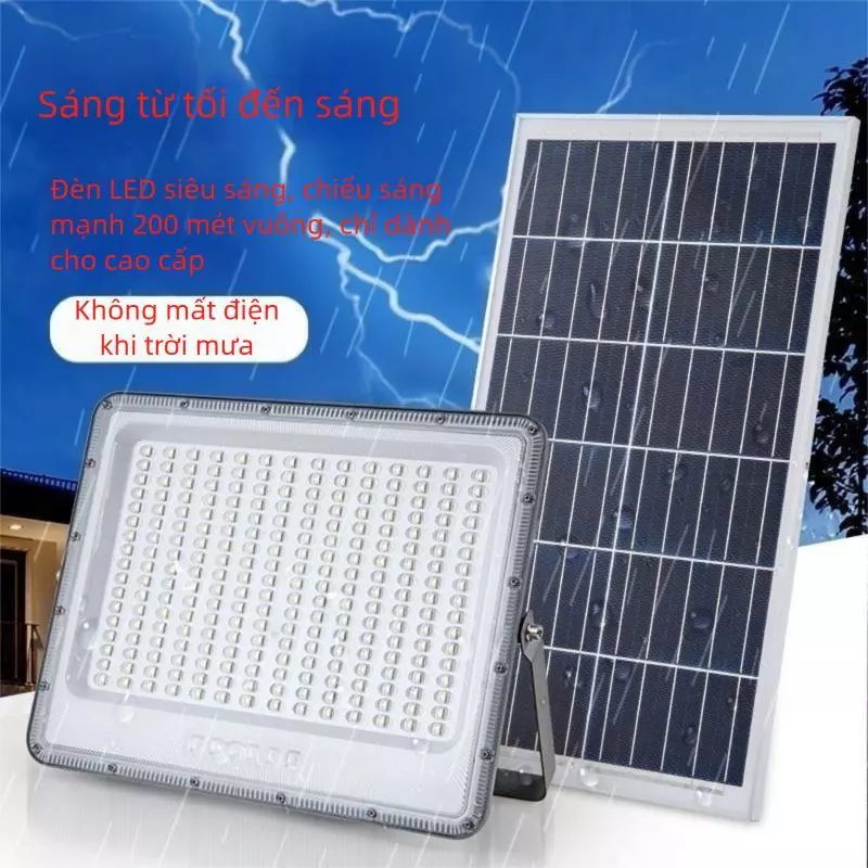 Đèn năng lượng mặt trời mới năm 2025 thích hợp cho sử dụng ngoài trời và gia đình đèn vườn chống nước cảm ứng siêu — ảnh 1