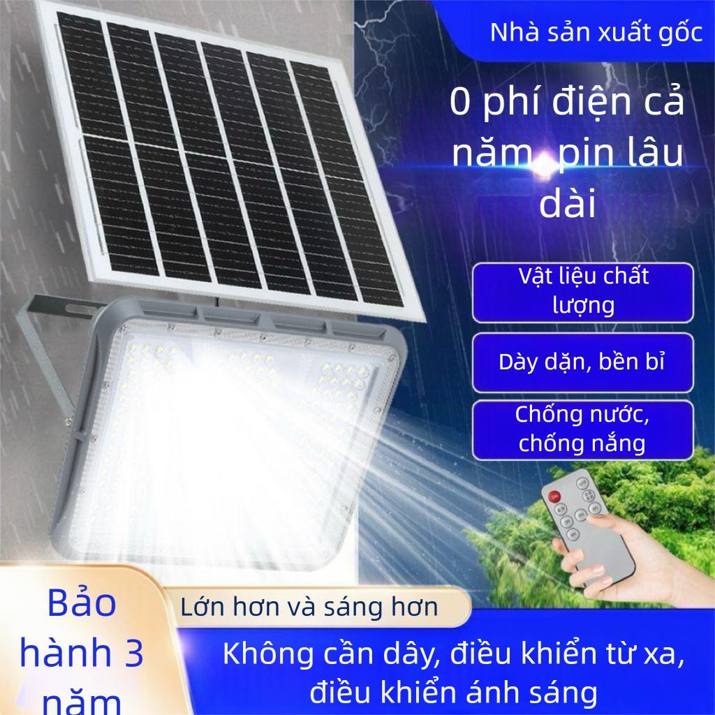 Đèn năng lượng mặt trời mới năm 2026 có 120 viên LED lớn chống nước dùng ngoài trời và gia đình đèn vườn siêu sáng