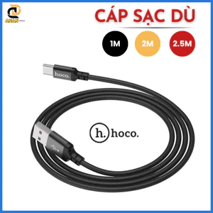 Cáp sạc dây dù dài 1M 2M 2.5M Sạc Type C Micro USB dành cho /Máy tính bảng/Samsung/Android