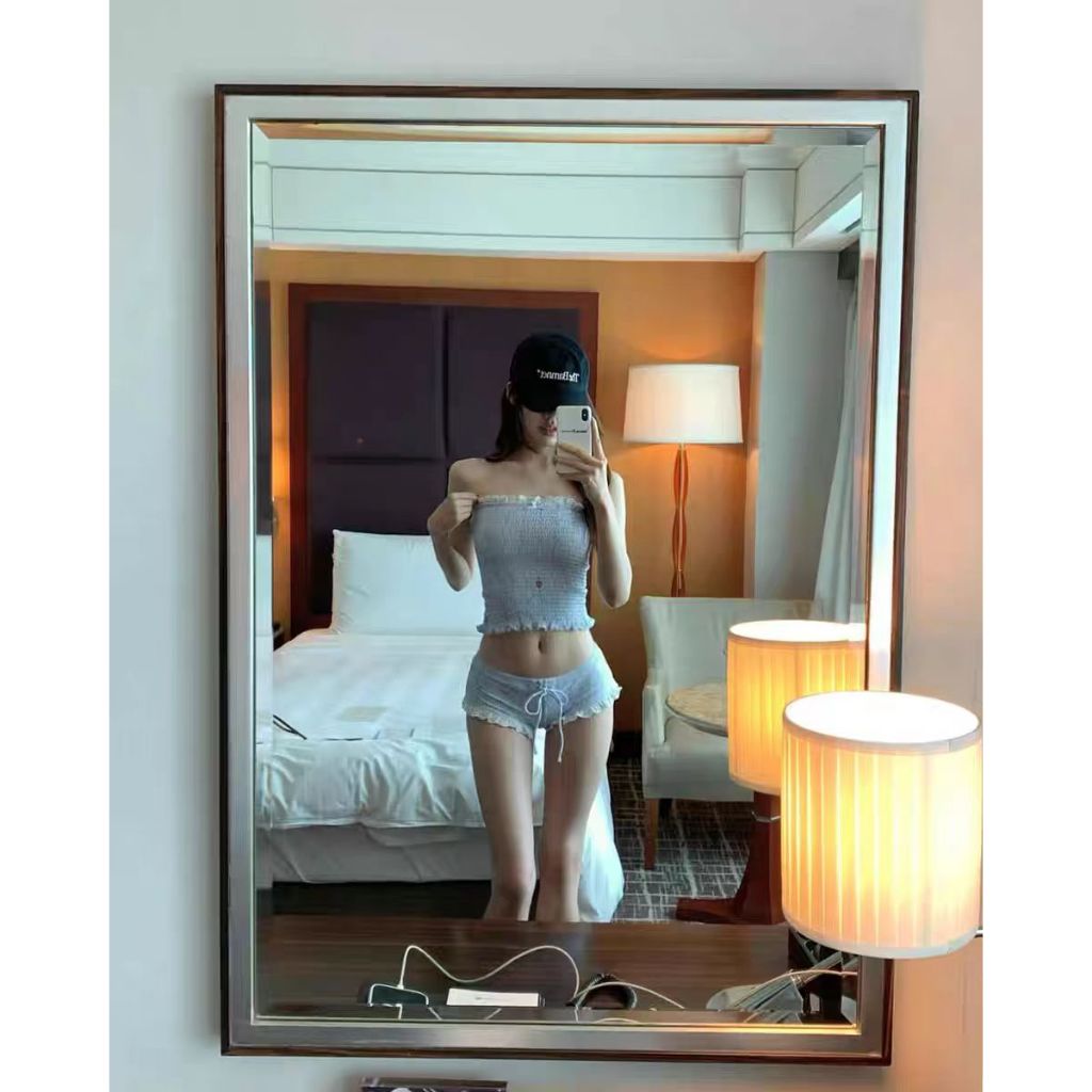 [SẴN - HỎA TỐC HN] ONESOON Bộ bikini 2 mảnh họa tiết hoa nhí nhún chun phối ren sexy phong cách hàn quốc cho nữ