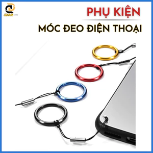 Dây đeo điện thoại dạng vòng xỏ tay bằng kim loại