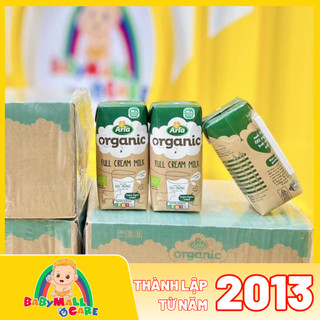 Thùng Sữa Tươi Nguyên Kem Hữu Cơ Arla Organic Full Cream Milk Truyền Thống Dâu Socola 200ml x 12 hộp