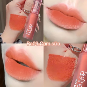 Son Kem BeAna S10 cam sữa, son tone cam son màu cam nude chất son lì mịn, lên màu chuẩn, giữ màu lâu