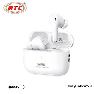 Tai nghe Bluetooth TWS Remax Cozybuds W22N Phiên bản V5.4, Chống ồn ANC, Pin dùng 5H (Trắng) - Hàng Chính Hãng