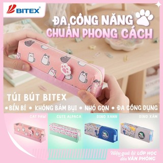 [Hàng mới về] Túi đựng bút/ Bóp viết Smartkids động vật dễ thương, nhẹ nhỏ gọn, màu sắc cho mẫu giáo, học sinh cấp 1