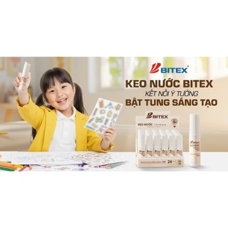 [HỘP 24 CHAI] Keo nước Bitex 30ml dán siêu chắc, tiết kiệm, khô nhanh, tiện cho trong túi GL01