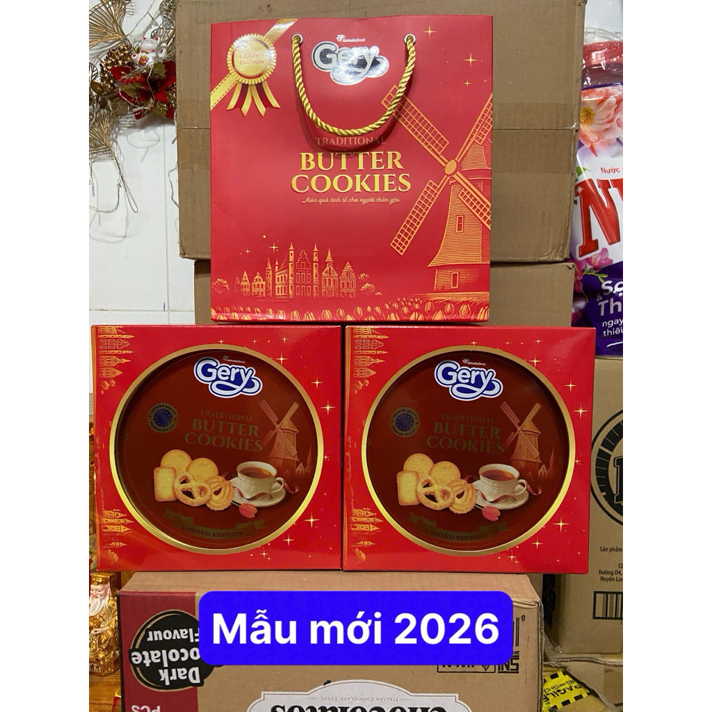 Bánh Quy Bơ Gery Hộp Thiếc 454g. Date xa 03/2027 Hàng chính hãng Gery ...