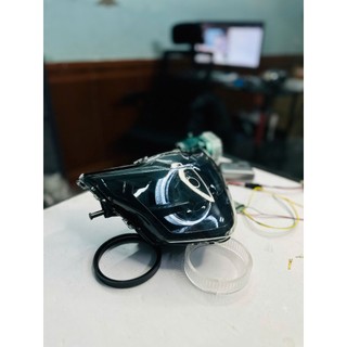 [Ex135 5so] Pha Đèn 2 Tầng EXCITER 135 5 SỐ Kèm Bi 3.0 Đổi Màu Qua App Điện Thoại. Bảo hành 1 năm