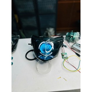 [Ex135 5so] Pha Đèn 2 Tầng EXCITER 135 5 SỐ Kèm Bi 3.0 Đổi Màu Qua App Điện Thoại. Bảo hành 1 năm