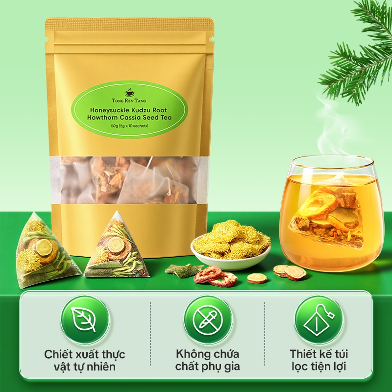 Tong Ren Tang Trà Thảo Mộc Dạ Dày – Hỗ Trợ Tiêu Hóa, Giảm Đầy Bụng, Nhẹ Bụng, Thanh Lọc Cơ Thể
