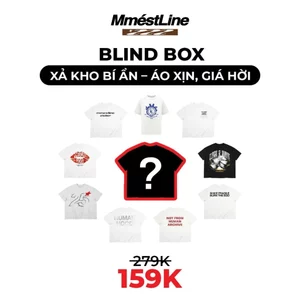 Áo thun MMESTLINE ngẫu nhiên form Boxy chất liệu Premium Cotton in lụa trame