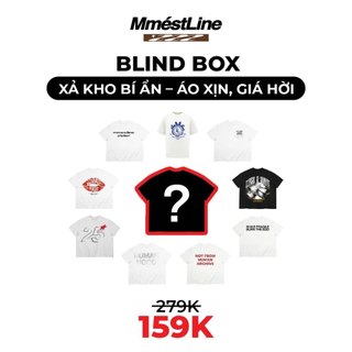 [BLIND BOX] Áo thun MMESTLINE ngẫu nhiên form Boxy chất liệu Premium Cotton in lụa trame