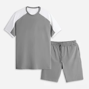 ĐỒ BỘ NAM NỮ MÙA HÈ IN HỌA TIẾT MRO, SÉT QUẦN ÁO THUN LƯỚI MÈ MÁT NHẸ K1