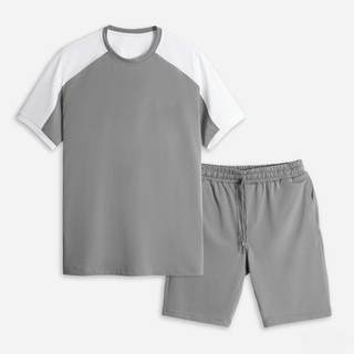 Sét đồ đùi thể thao Unisex nam nữ phối sọc tay - mặc nhà, đi chơi, in nhiều hình phong cách MRO K1