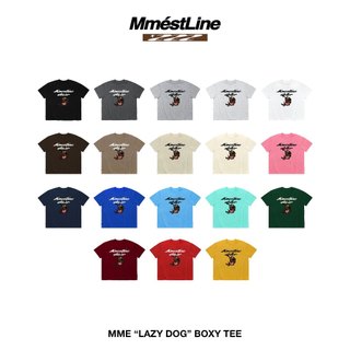 Áo thun MMESTLINE "LAZY DOG" form Boxy in trame lụa vải Premium Cotton