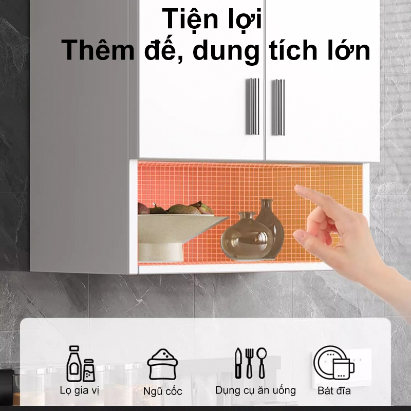 Sunny cao cấp ủ bếp treo tường gỗ nhập khẩu đa năng ủ bếp treo tường mini Dễ lau chùi, không bị mốc