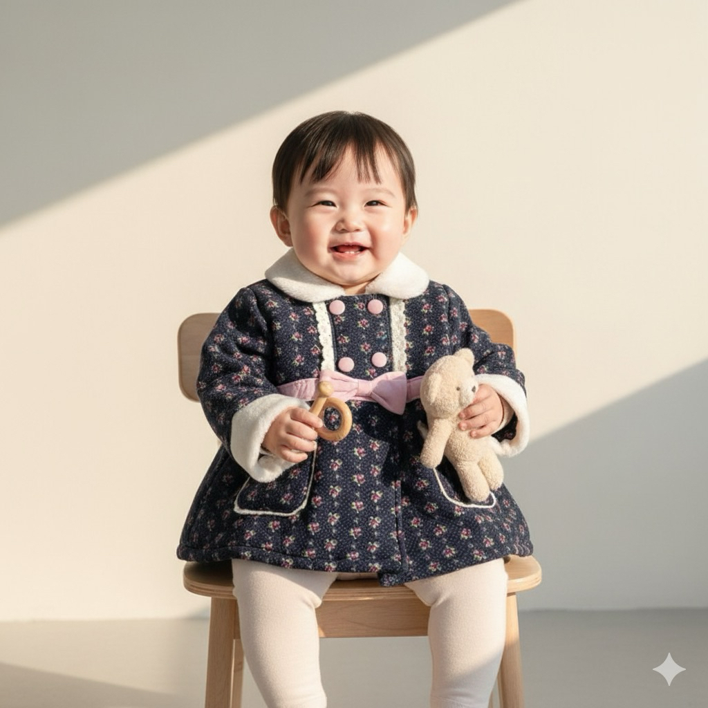 Áo Khoác cho bé gái Allo&loug.h dư xịn (120)