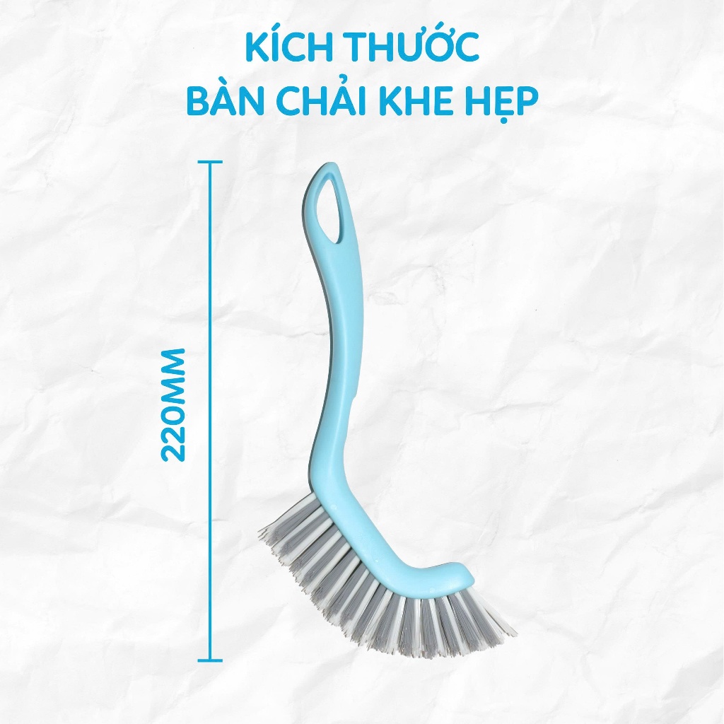 [Võ Hà Linh x MyJae] COMBO 4 Bàn Chải Khe Hẹp MyJae Đầu Chổi Siêu Mảnh Tay Cầm Gọn Nhẹ
