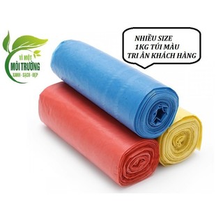 AMZO_BỘ 3 TÚI ĐỰNG RÁC TỰ PHÂN HỦY SINH HỌC THÂN THIỆN MÔI TRƯỜNG NHIỀU MÀU AMZO (NHIỀU KÍCH CỠ)