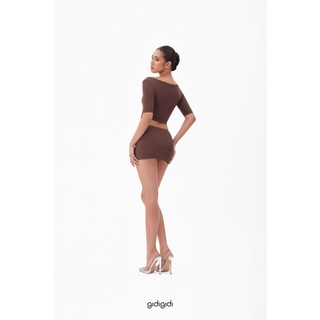 GIDIGIDI - IVY TOP 10507 áo chất thun co giãn dáng trễ vai tay lỡ mix nhiều kiểu basic