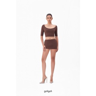 GIDIGIDI - IVY TOP 10507 áo chất thun co giãn dáng trễ vai tay lỡ mix nhiều kiểu basic
