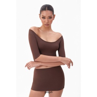 GIDIGIDI - IVY TOP 10507 áo chất thun co giãn dáng trễ vai tay lỡ mix nhiều kiểu basic