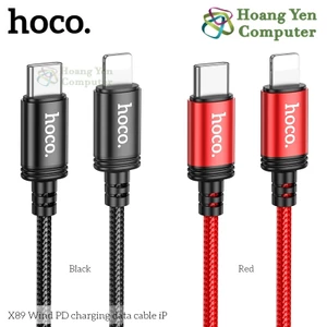 Cáp Sạc Nhanh Hoco X89 Dây Bện Chống Đứt 1M Nhiều Phân Loại - BH 6 Tháng - Hoàng Yến Computer