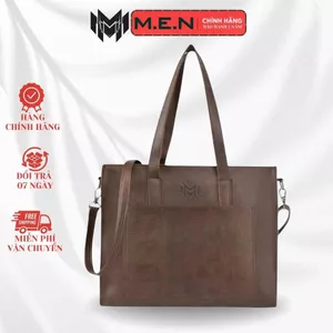 Túi quai xách laptop 16 inch FOX M.E.N đen nâu [DEAL SẬP SÀN]