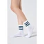 Tất Pickleball Cổ Trung Stripes Crew Coolmate