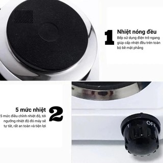 Bếp Điện Mini 500W Đa Năng Hồng Ngoại Để Bàn – Nấu Nhanh, Tiết Kiệm Điện, Giữ Ấm, Pha Trà Cà Phê